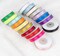 Rainbow Ribbon Solid Color Assortment 18 Colors, 1/8 inch Double Face Satin Ribbon Polyester for Gift Wrapping, DIY Crafts, Happy Birthday Party Wedding Decorations